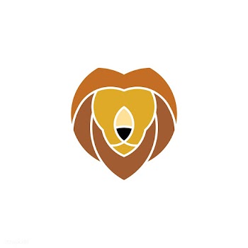 Linear illustration of a lion's head | Free stock vector - 524760