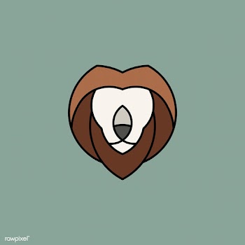 Linear illustration of a lion's head | Free stock vector - 524772