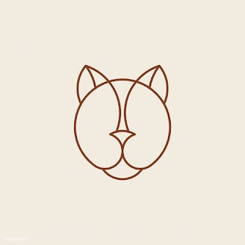 Linear illustration of a panther's head | Free stock vector - 524682