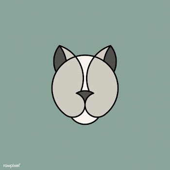 Linear illustration of a panther's head | Free stock vector - 524709