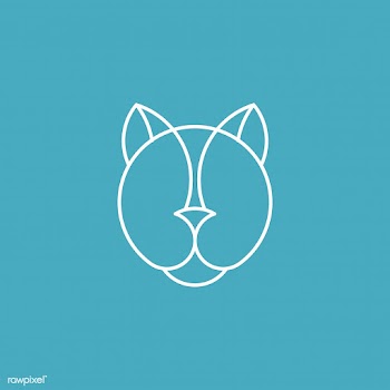 Linear illustration of a panther's head | Free stock vector - 524722