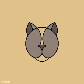 Linear illustration of a panther's head | Free stock vector - 524725