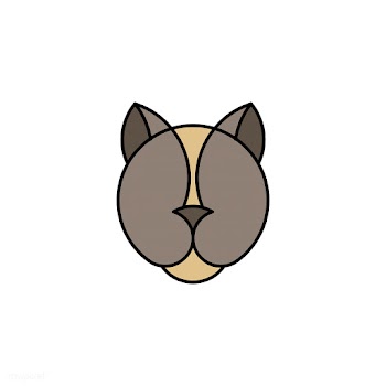 Linear illustration of a panther's head | Free stock vector - 524774