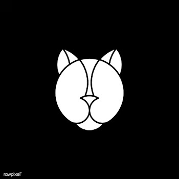 Linear illustration of a panther's head | Free stock vector - 524790