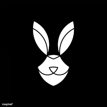 Linear illustration of a rabbit's head | Free stock vector - 524658
