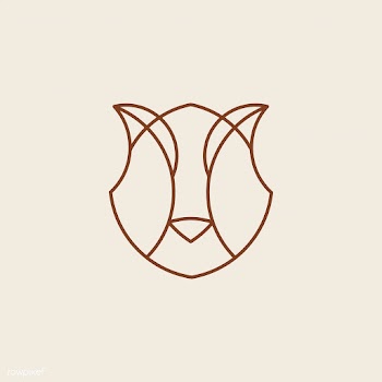 Linear illustration of a tiger's head | Free stock vector - 524661