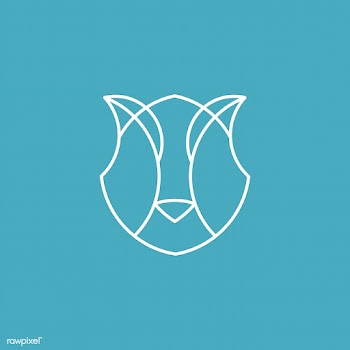 Linear illustration of a tiger's head | Free stock vector - 524676