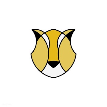 Linear illustration of a tiger's head | Free stock vector - 524691
