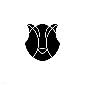 Linear illustration of a tiger's head | Free stock vector - 524746