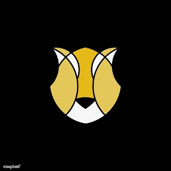 Linear illustration of a tiger's head | Free stock vector - 524767