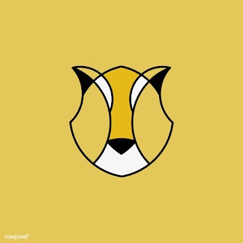 Linear illustration of a tiger's head | Free stock vector - 524792