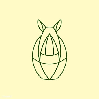 Linear rhino geometrical animal vector | Free stock vector - 520957