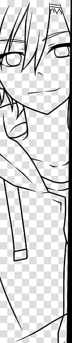 Lineart Mekakucity Actors, anime character illustration transparent background PNG clipart
