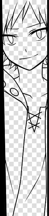 Lineart Mekakucity Actors, anime sketch transparent background PNG clipart