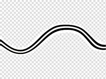 Lines, black and white string illustration transparent background PNG clipart