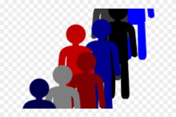 Lines Clipart Clip Art - Clipart People In Line