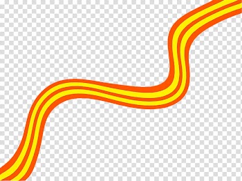 Lines, red and yellow strip transparent background PNG clipart