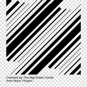 Lines, The Big Green Comb artwork transparent background PNG clipart