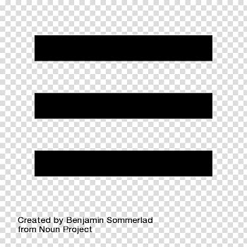 Lines, three black bars illustration transparent background PNG clipart