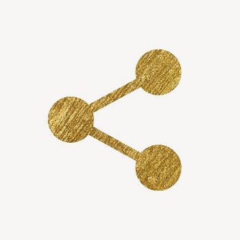 Link gold icon, glittery design | Free Icons - rawpixel