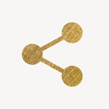 Link gold icon, glittery design | Free Icons - rawpixel