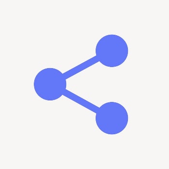 Link icon, blue flat design | Free Icons - rawpixel