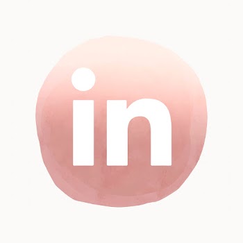 LinkedIn logo in watercolor design. Social… | Free stock illustration | High Resolution graphic