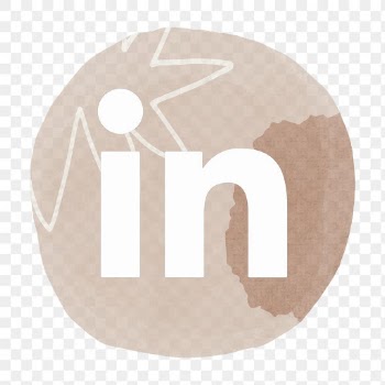 LinkedIn logo png in watercolor design.… | Free stock illustration | High Resolution graphic