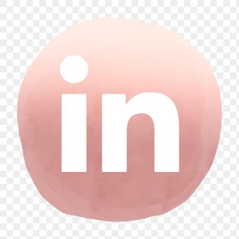 LinkedIn logo png in watercolor design.… | Free stock illustration | High Resolution graphic