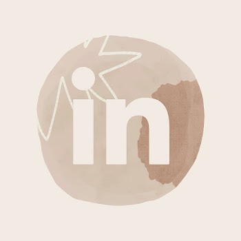 LinkedIn logo vector in watercolor design.… | Free stock illustration | High Resolution graphic
