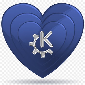 Linux, Linux Distribution, Desktop Environment, Heart, Blue PNG