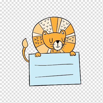 Lion Animal , Lion Animals Text Box transparent background PNG clipart