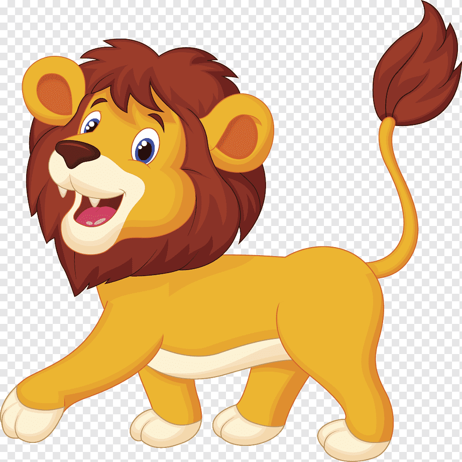 Lion Cartoon Animation, lion, lion, mammal, animals, cat Like Mammal png