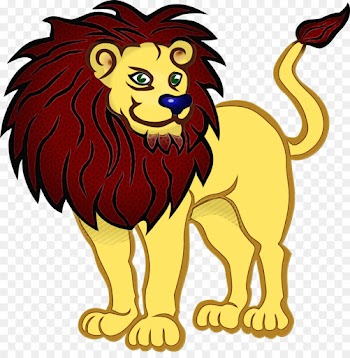 lion cartoon clip art wildlife big cats