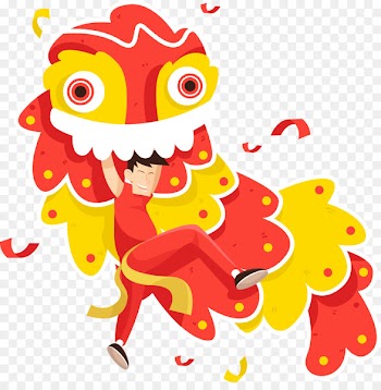 Lion dance Budaya Tionghoa Chinese New Year - Lion people 
