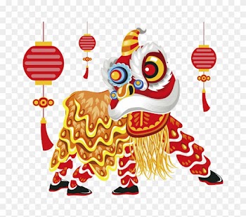 Lion Dance Chinese New Year Illustration - Lion Dance Transparent Clipart