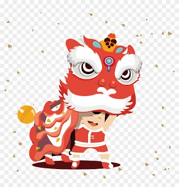 Lion Dance Chinese New Year Tangyuan Lantern Festival - Chinese Lantern Festival Cartoon