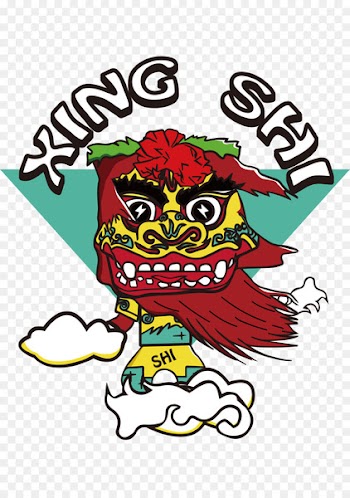 Lion dance Illustration Originality Dragon dance -  