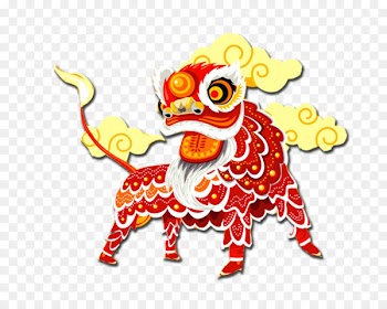 Lion dance Vector graphics Image Chinese New Year - aslan design element 