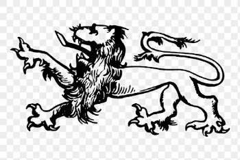 Lion drawing png sticker vintage | Free PNG - rawpixel
