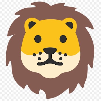 Lion Emoji Android Nougat Android Marshmallow - lion head 