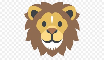 Lion Emoji Sticker Clip art - lion face 