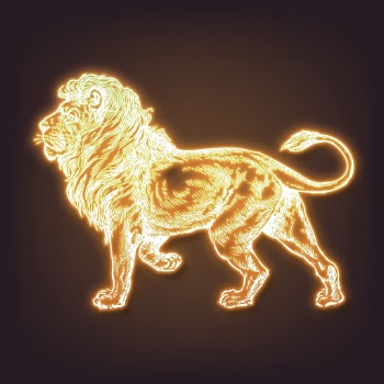 Lion gold neon, animal aesthetic | Free Photo - rawpixel