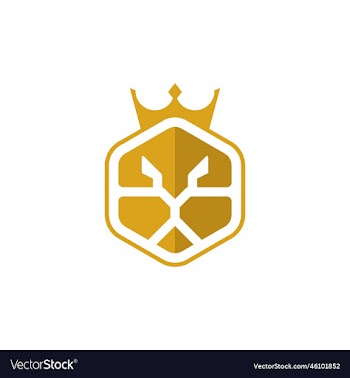 lion head design logo