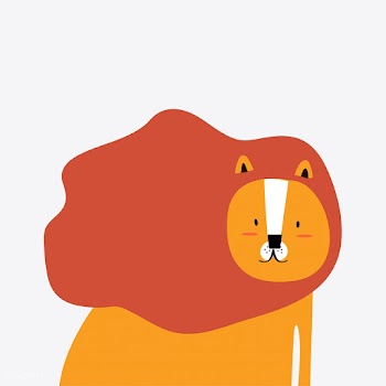 Lion in a cartoon style vector | Free stock vector - 477035