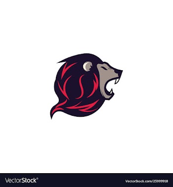 Lion logo design vector image