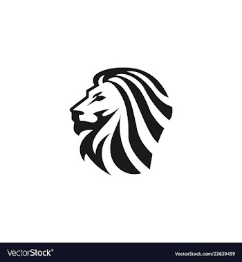 Lion logo template vector image