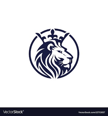 Lion logo template vector image