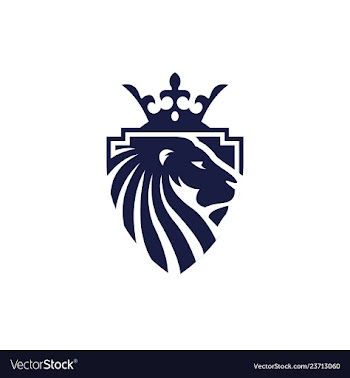 Lion logo template vector image