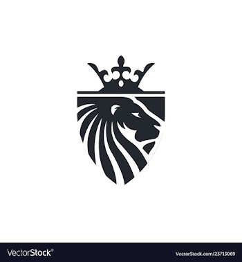 Lion logo template vector image